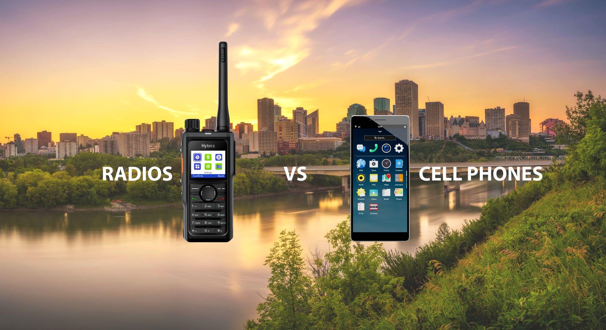 B Two-Way Radios vs Cell Phones