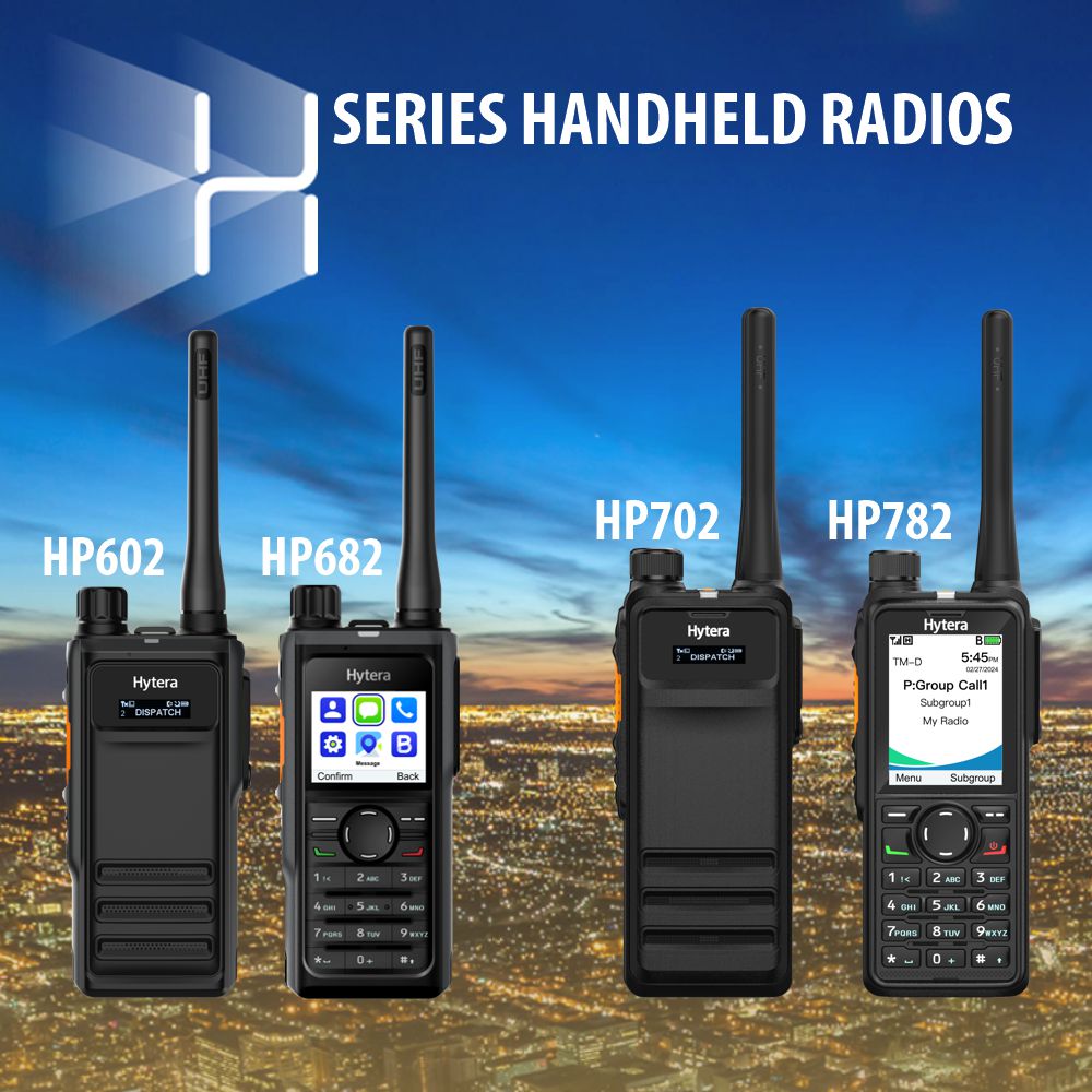Handheld Rdio's H-Series DMR Two-Way Radios | Hytera US