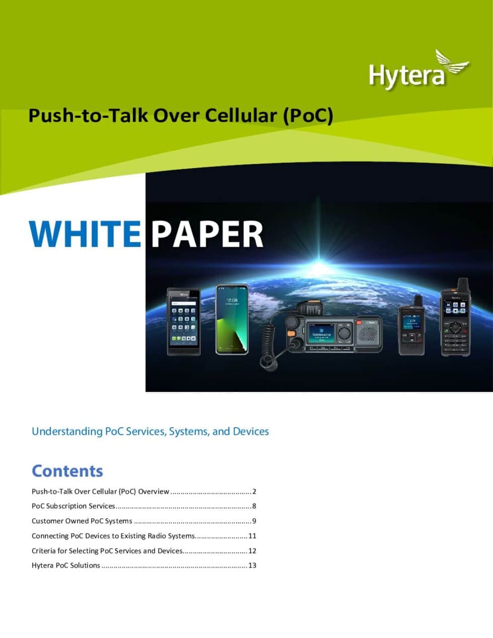 Poc Machine Paper White Paper Case Studies - Hytera US Inc