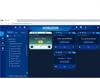 HORIZON Dispatch dashboard overview