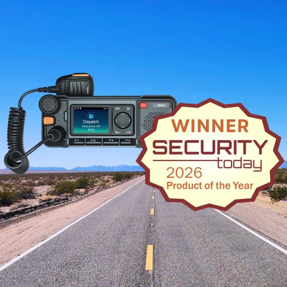 Hytera PoC Mobile Radio Wins Security Today New Product of the Year Award